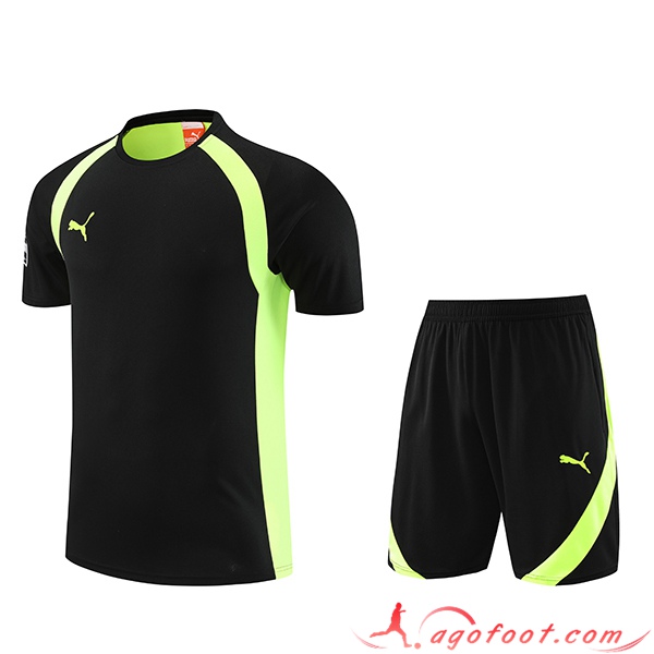 Ensemble Training T-Shirts + Shorts Puma Noir 2023/2024