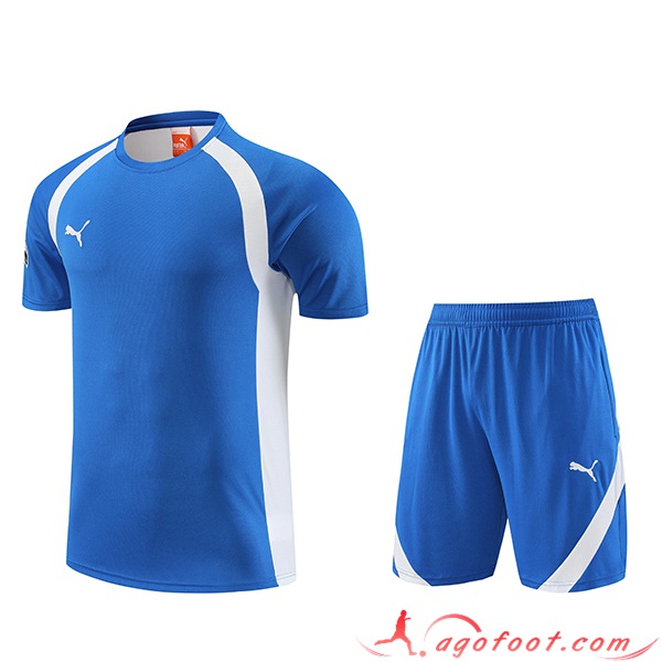 Ensemble Training T-Shirts + Shorts Puma Bleu 2023/2024