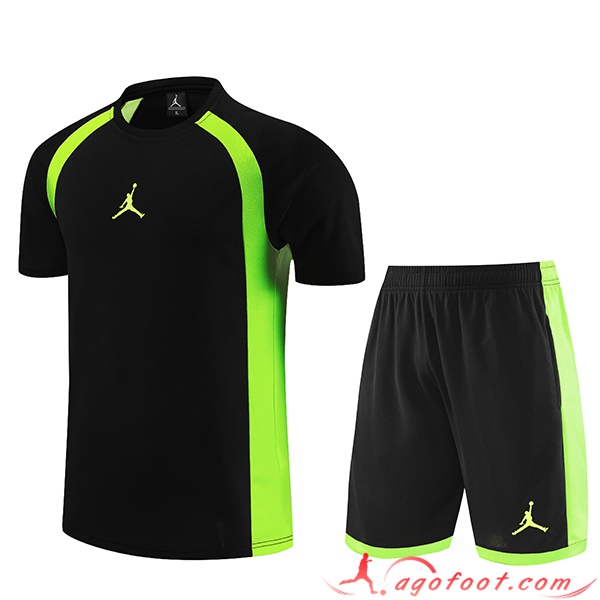 Ensemble Training T-Shirts + Shorts Jordan Noir 2023/2024