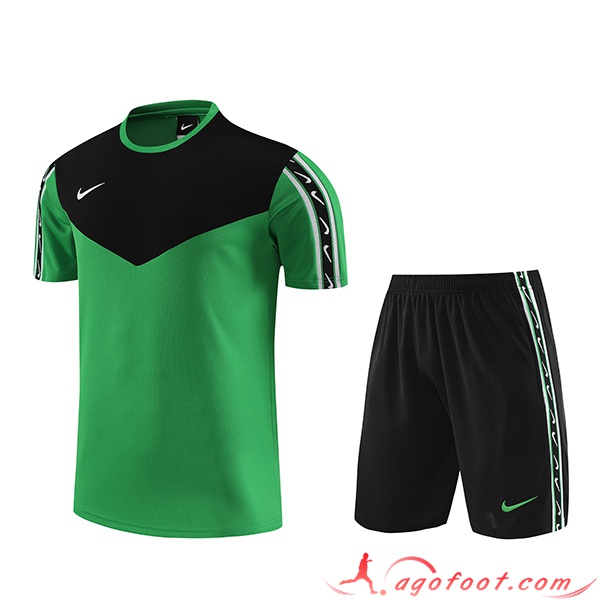 Ensemble Training T-Shirts + Shorts Nike Vert 2023/2024