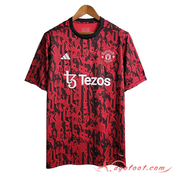 Training T-Shirts Manchester United Rouge 2023/2024