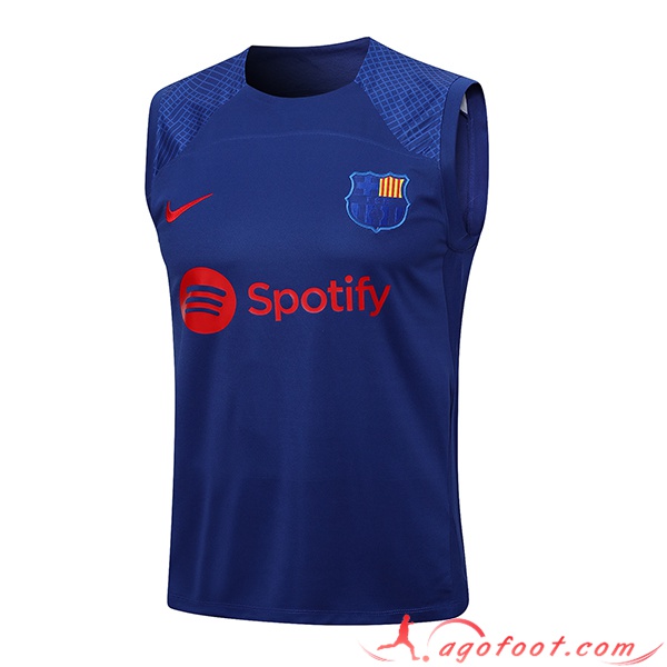 Training Debardeur FC Barcelone Bleu 2023/2024 -02