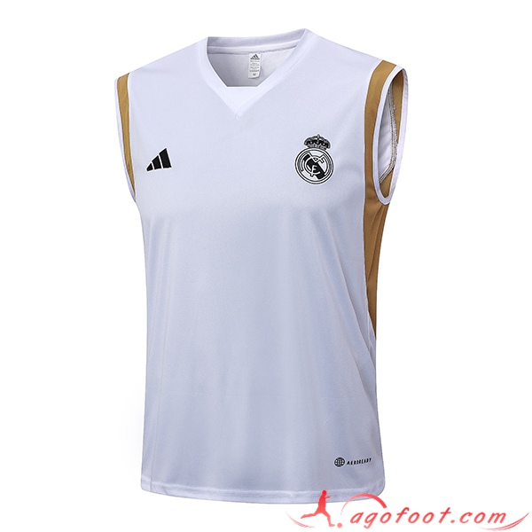 Training Debardeur Real Madrid Blanc 2023/2024 -04