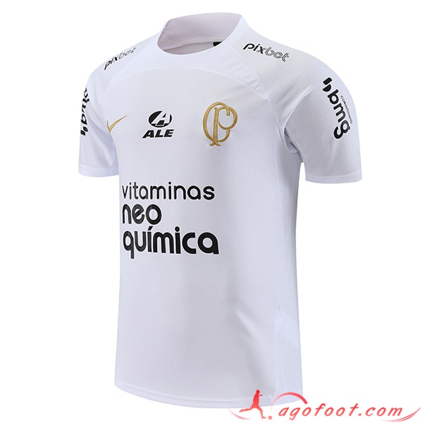Training T-Shirts Corinthians Blanc 2023/2024 -02