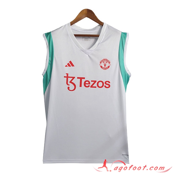 Training Debardeur Manchester United Blanc 2023/2024 -02