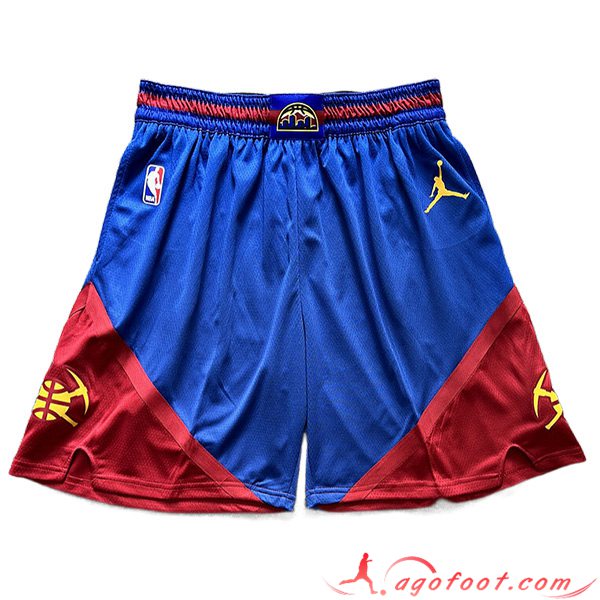 Shorts NBA Denver Nuggets 2023/24 Bleu
