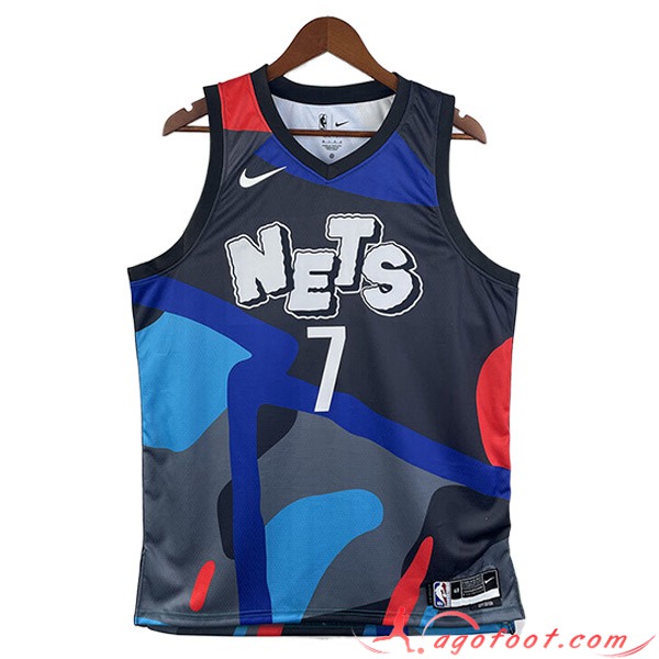Maillot Brooklyn Nets (DURANT #7) 2023/24 Bleu/Gris