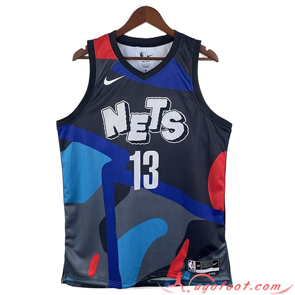 Maillot Brooklyn Nets (HARDEN #13) 2023/24 Bleu/Gris