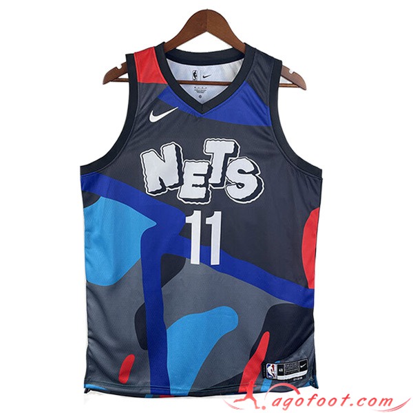 Maillot Brooklyn Nets (IRVING #11) 2023/24 Bleu/Gris