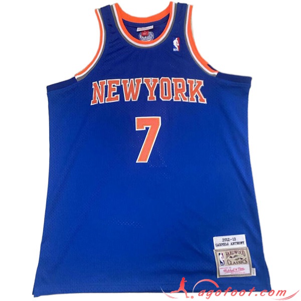 Maillot New York Knicks (ANTHONY #7) 2023/24 Bleu -02