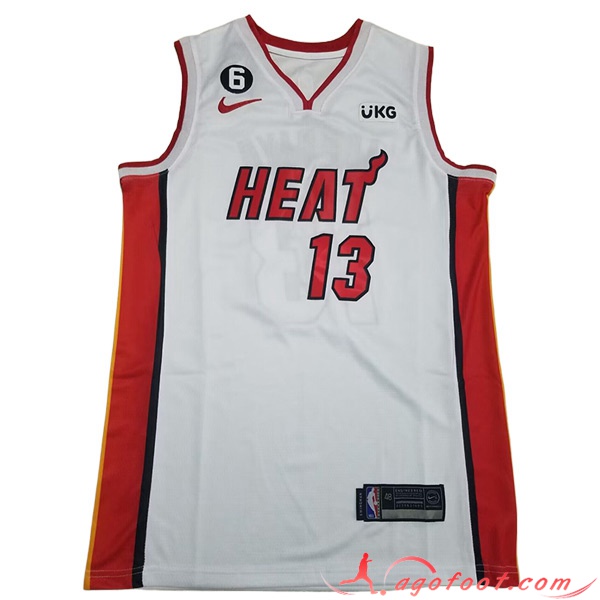 Maillot Miami Heat (ADEBAYO #13) 2023/24 Blanc -07