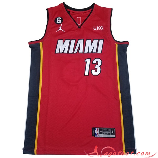 Maillot Miami Heat (ADEBAYO #13) 2023/24 Rouge