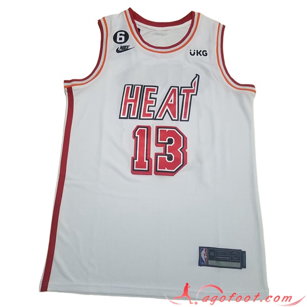 Maillot Miami Heat (ADEBAYO #13) 2023/24 Blanc -06