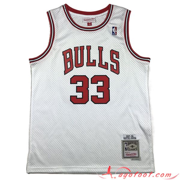 Maillot Chicago Bulls (PIPPEN #33) 2023/24 Blanc