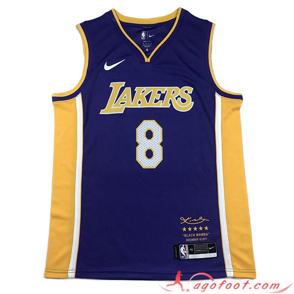 Maillot Los Angeles Lakers (BRYANT #8) 2023/24 Bleu Marine