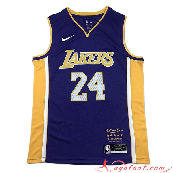 Maillot Los Angeles Lakers (BRYANT #24) 2023/24 Bleu Marine