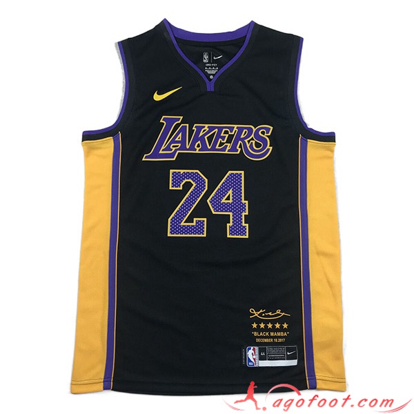 Maillot Los Angeles Lakers (BRYANT #24) 2023/24 Noir -02