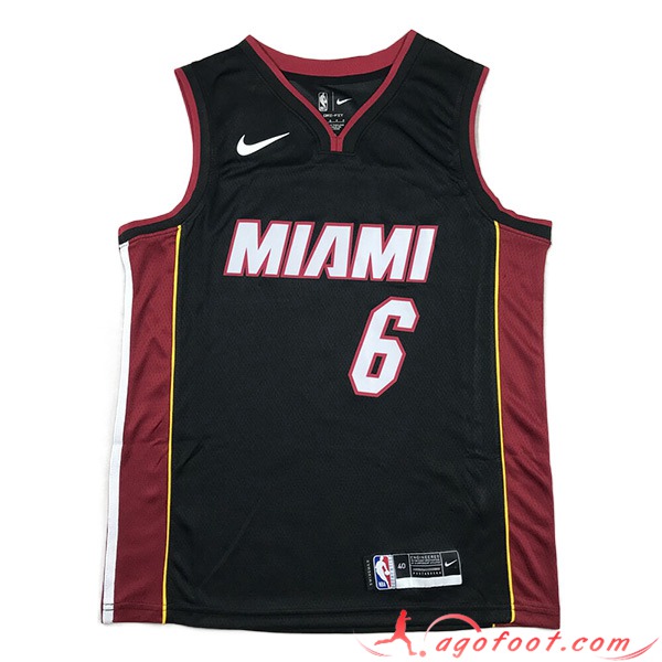 Maillot Miami Heat (JAMES #6) 2023/24 Noir