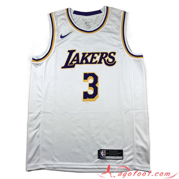 Maillot Los Angeles Lakers (DAVIS #3) 2023/24 Blanc