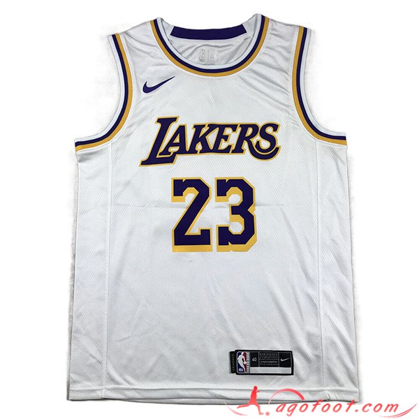 Maillot Los Angeles Lakers (JAMES #23) 2023/24 Blanc