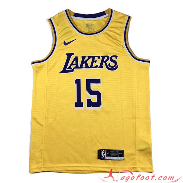 Maillot Los Angeles Lakers (REAVES #15) 2023/24 Jaune -02