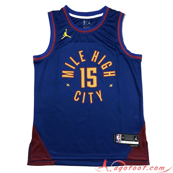Maillot Denver Nuggets (JOKIC #15) 2023/24 Bleu -02