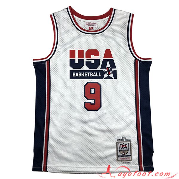 Maillot USA (JORDAN #9) 2023/24 Blanc
