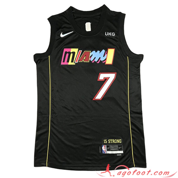 Maillot Miami Heat (LOWRY #7) 2023/24 Noir -02