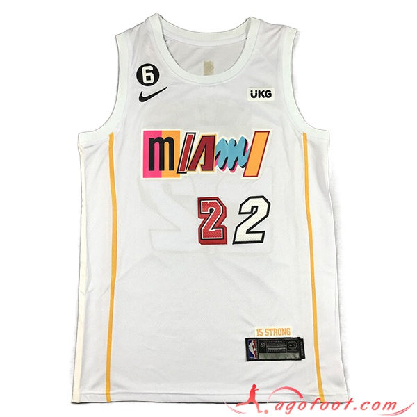 Maillot Miami Heat (BUTLER #22) 2023/24 Blanc -04