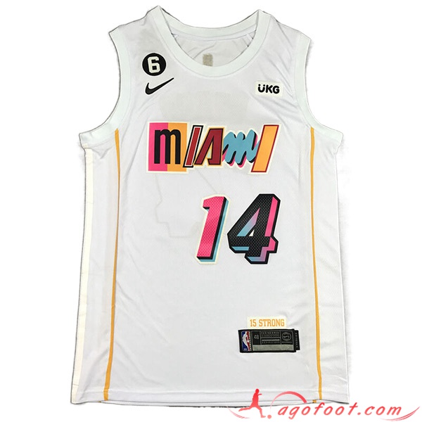 Maillot Miami Heat (HERRO #14) 2023/24 Blanc -04