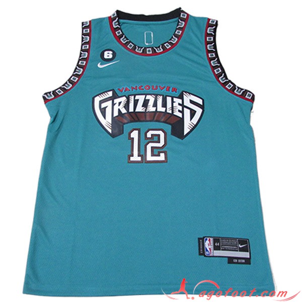 Maillot Memphis Grizzlies (MORANT #12) 2023/24 Vert