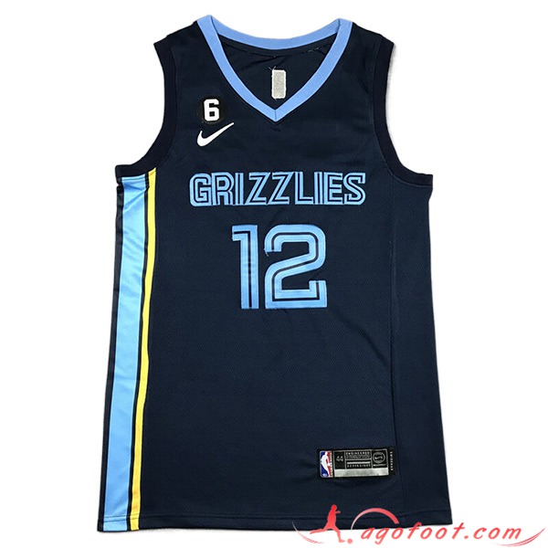 Maillot Memphis Grizzlies (MORANT #12) 2023/24 Bleu