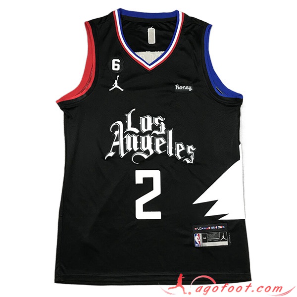 Maillot Los Angeles Clippers (LEONARD #2) 2023/24 Noir