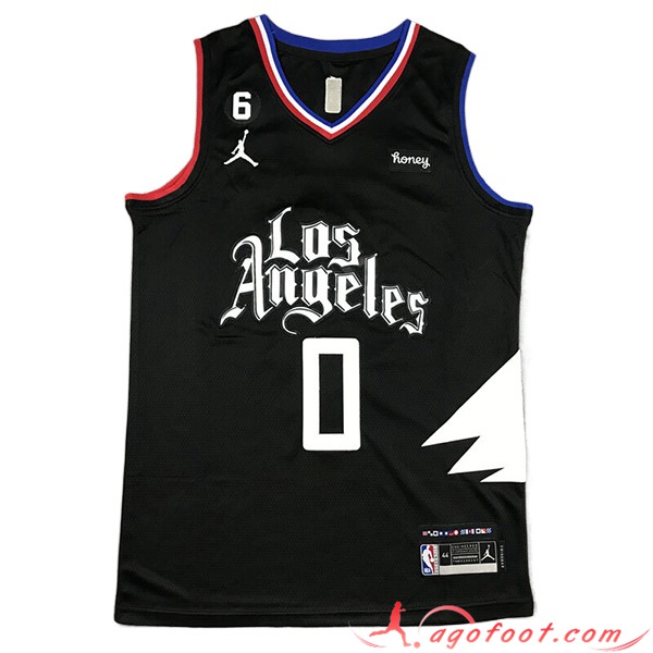 Maillot Los Angeles Clippers (WESTBROOK #0) 2023/24 Noir -02