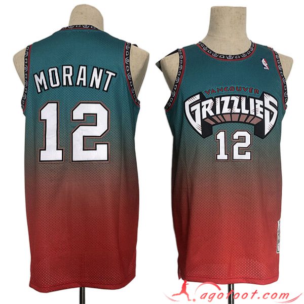 Maillot Memphis Grizzlies (MORANT #12) 2023/24 Vert -02