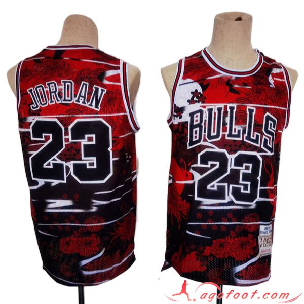 Maillot Chicago Bulls (JORDAN #23) 2023/24 Noir/Rouge -02