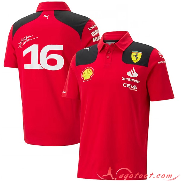 Polo F1 Scuderia Ferrari Team Rouge 2023