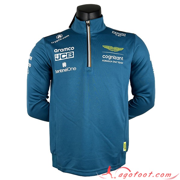 Sweatshirt F1 Aston Martin Team Vert 2023 -02