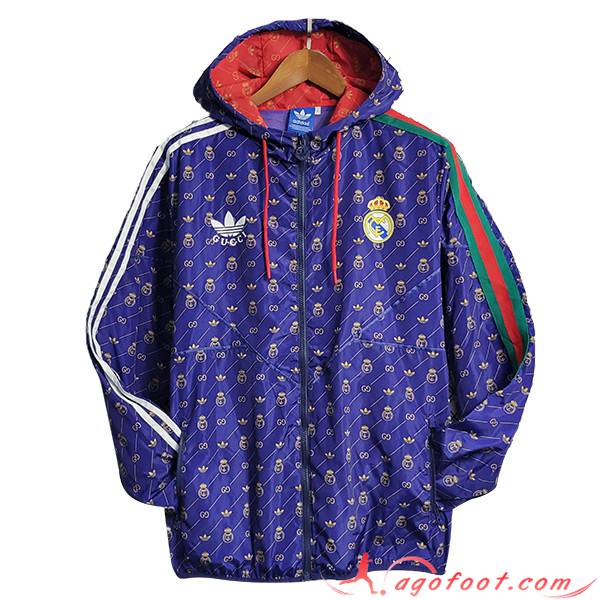 Coupe-Vent Real Madrid Pourpre 2023/2024