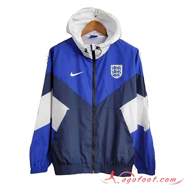 Coupe-Vent Angleterre Bleu/Blanc 2023/2024