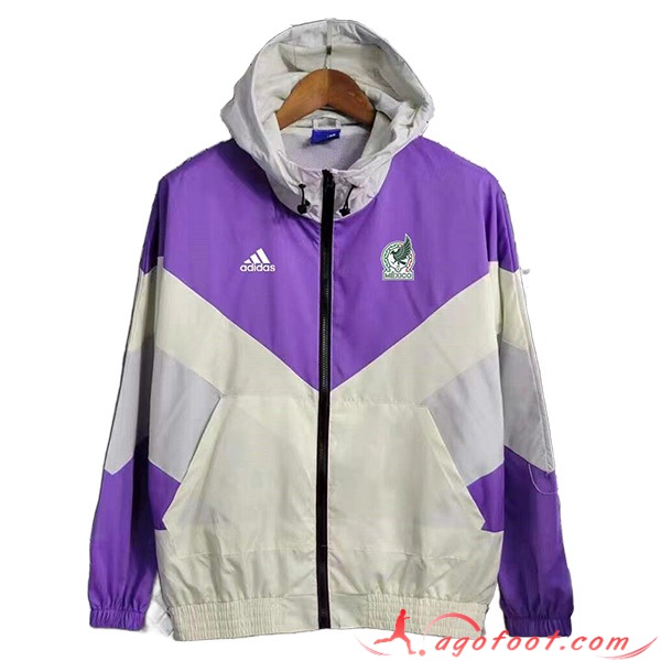 Coupe-Vent Mexique Pourpre/Gris 2023/2024