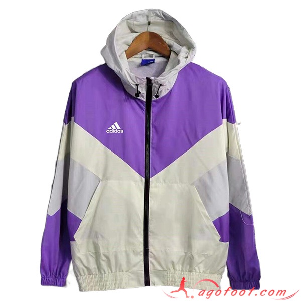 Coupe-Vent Adidas Pourpre/Gris 2023/2024