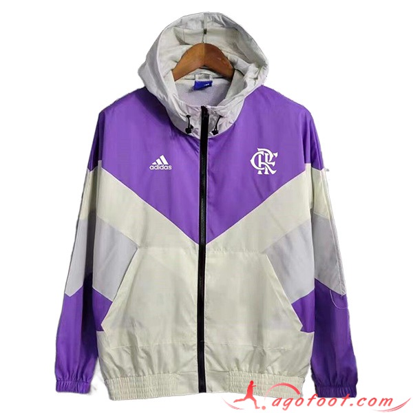 Coupe-Vent Flamengo Pourpre/Gris 2023/2024