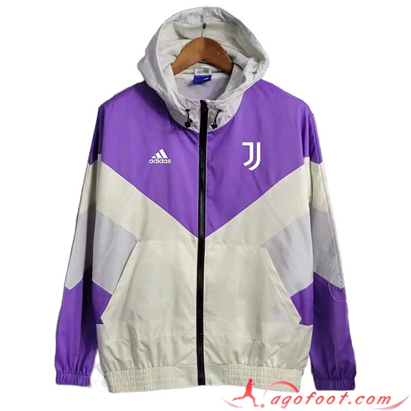 Coupe-Vent Juventus Pourpre/Gris 2023/2024