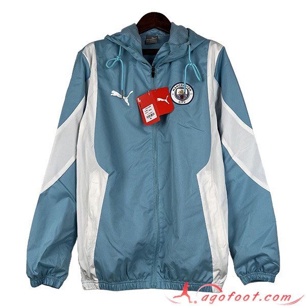 Coupe-Vent Manchester City Bleu Clair 2023/2024 -02