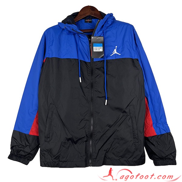 Coupe-Vent Jordan Noir/Bleu 2023/2024