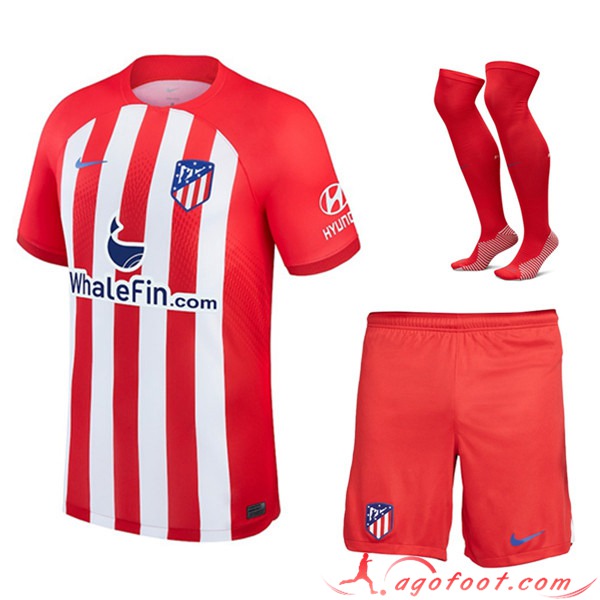 Ensemble Maillot Atletico Madrid Domicile (Short + Chaussettes) 2023/2024