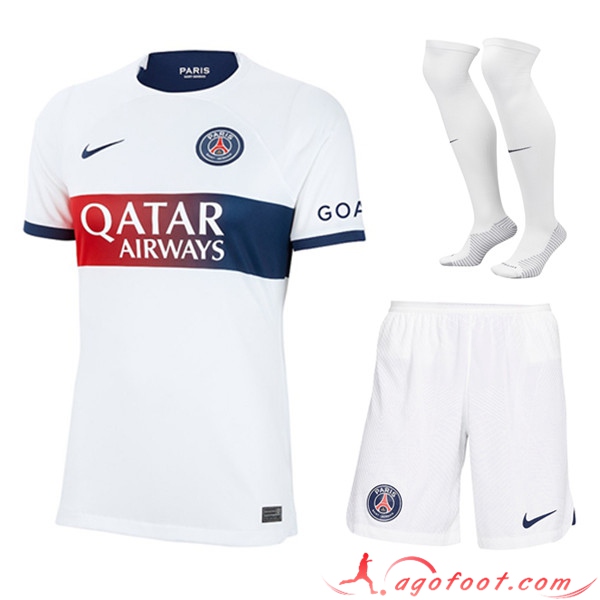 Ensemble Maillot PSG Exterieur (Short + Chaussettes) 2023/2024