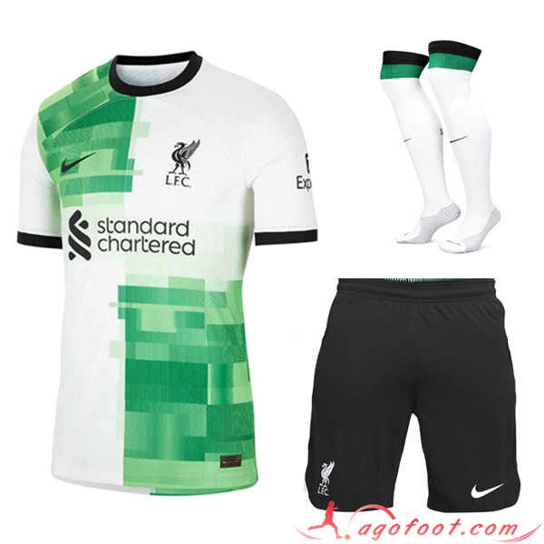Ensemble Maillot FC Liverpool Exterieur (Short + Chaussettes) 2023/2024