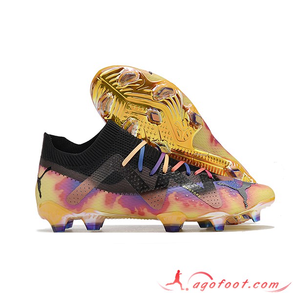 PUMA Chaussures de Foot Puma Future Ultimate FG Noir/Orange